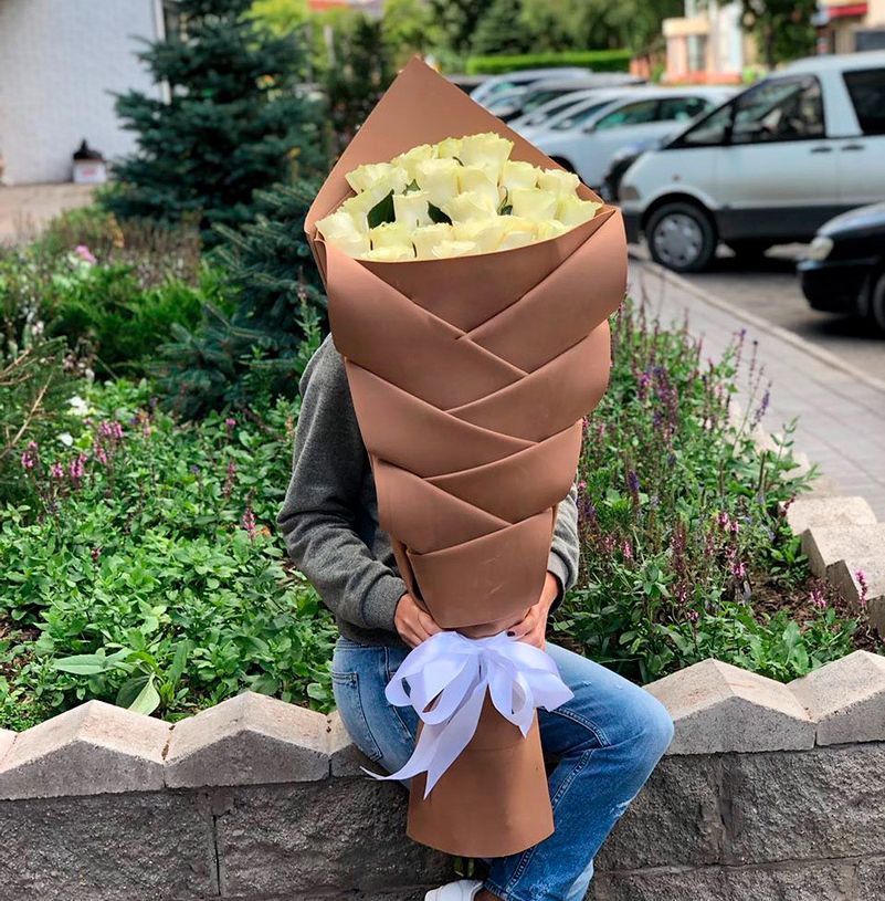 Белые букеты