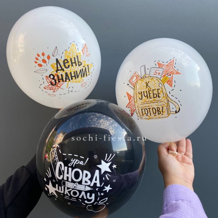 Воздушный шар к 1 сентября в Сургуте