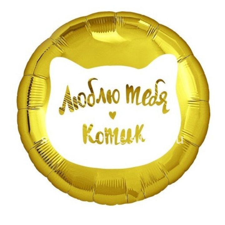 Фольгированный шар "Люблю тебя, Котик" в Сургуте