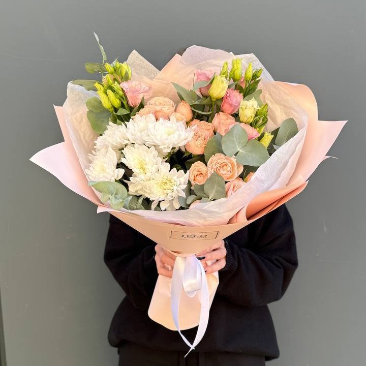 Букет "Персиковая нежность" в Сургуте