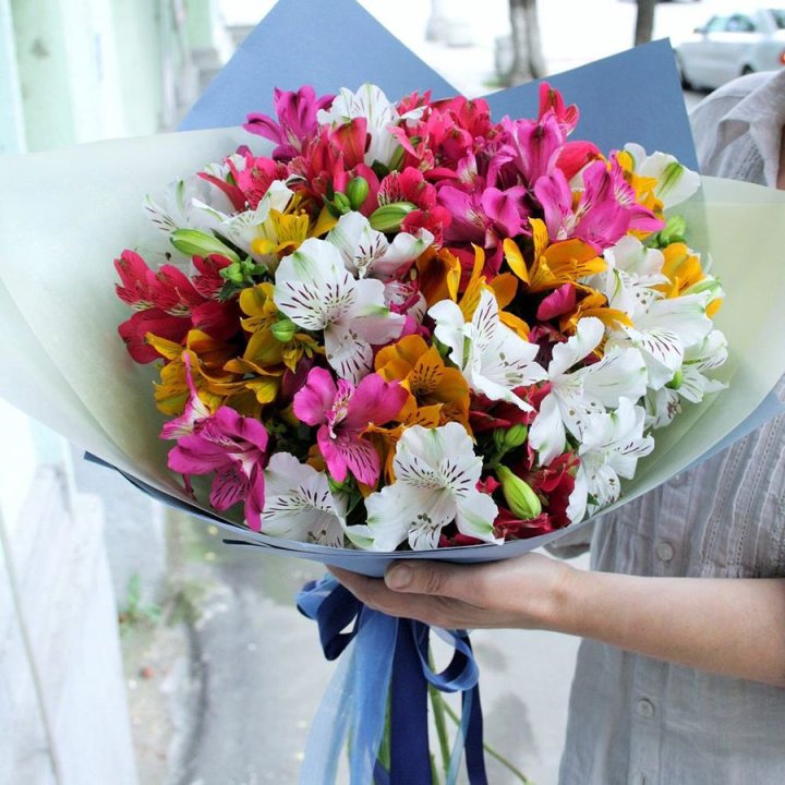 Микс альстромерий в Сургуте