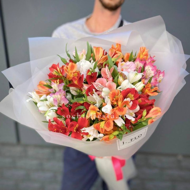 Микс альстромерий №5 в Сургуте