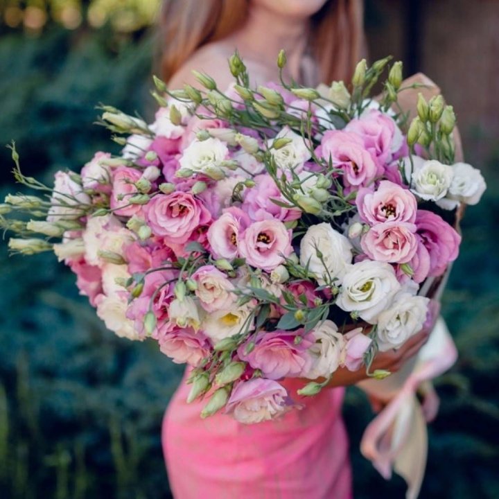 Букет эустом №1  в Сургуте