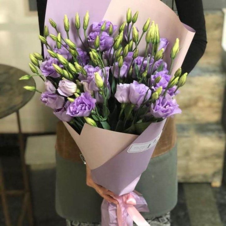 Букет эустом "Лило" в Сургуте