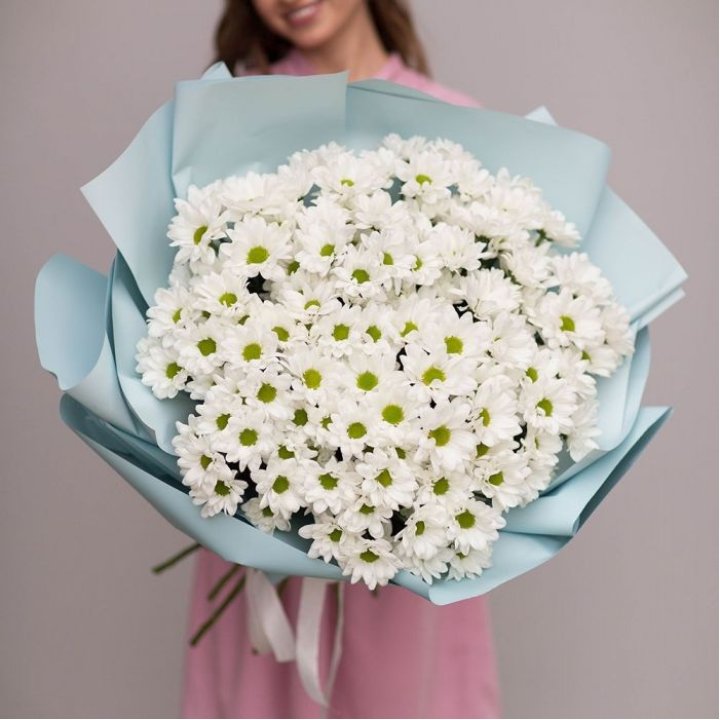  Букет хризантем "Бон-бон" в Сургуте