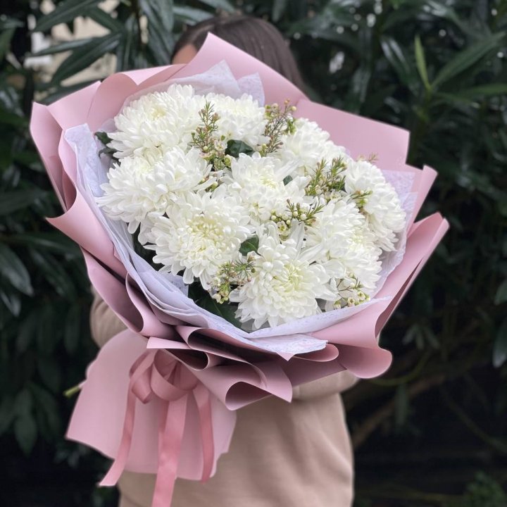 Букет хризантем №1 в Сургуте