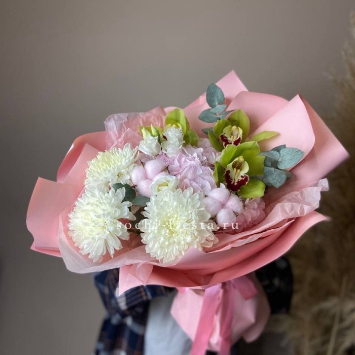  Букет с орхидеями "Вита" в Сургуте