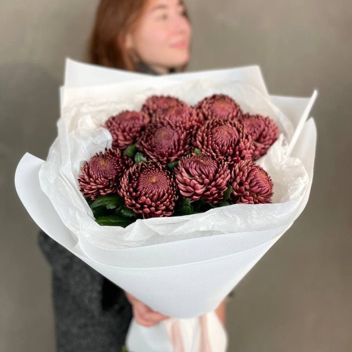 Букет хризантем "Касиопия" в Сургуте