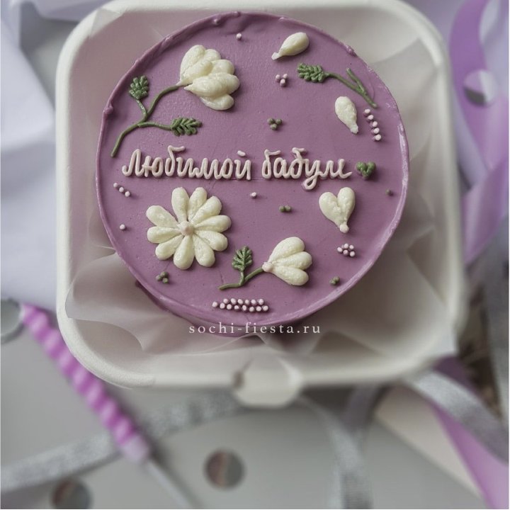 Бенто-торт "Любимой бабуле" в Сургуте