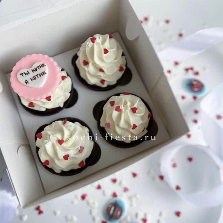 Набор капкейков "Для тебя" в Сургуте