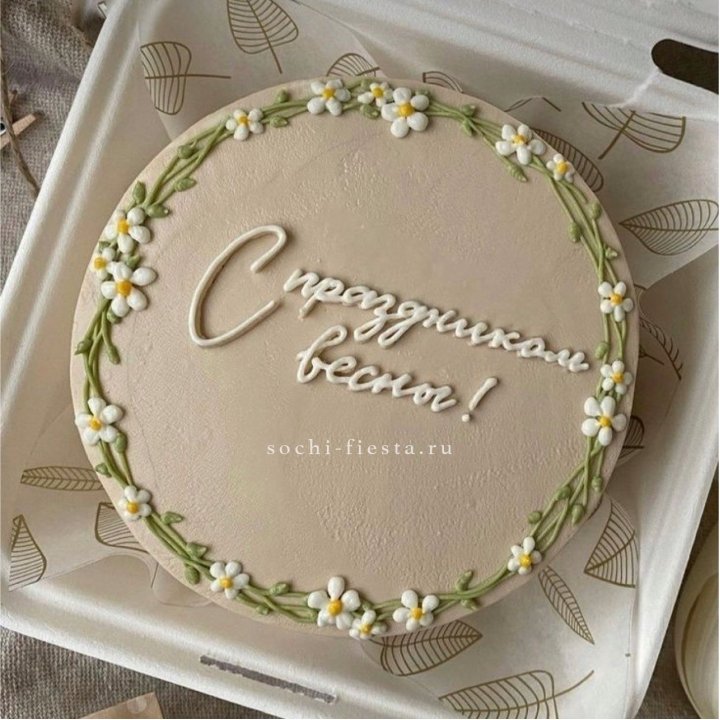 Бенто-торт "C праздником весны!"  в Сургуте