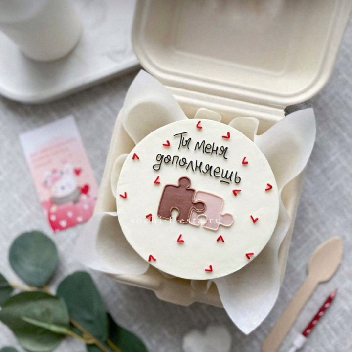 Бенто-торт "ТЫ меня дополняешь"  в Сургуте