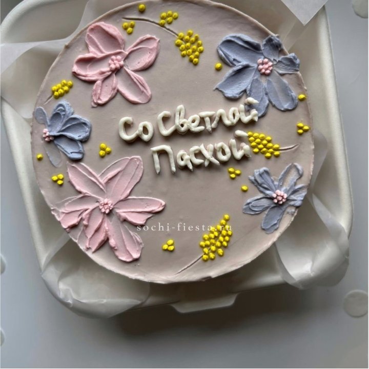 Бенто-торт "Светлой Пасхи" 3 в Сургуте