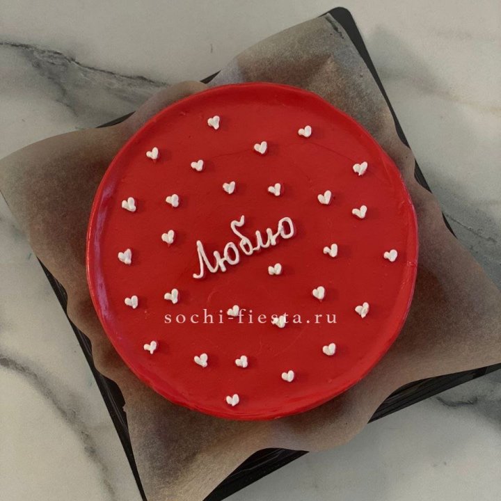 Бенто-торт "Люблю" в Сургуте