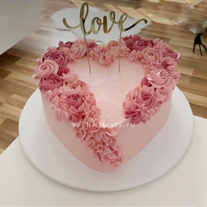 Торт "Сердце" 10 в Сургуте