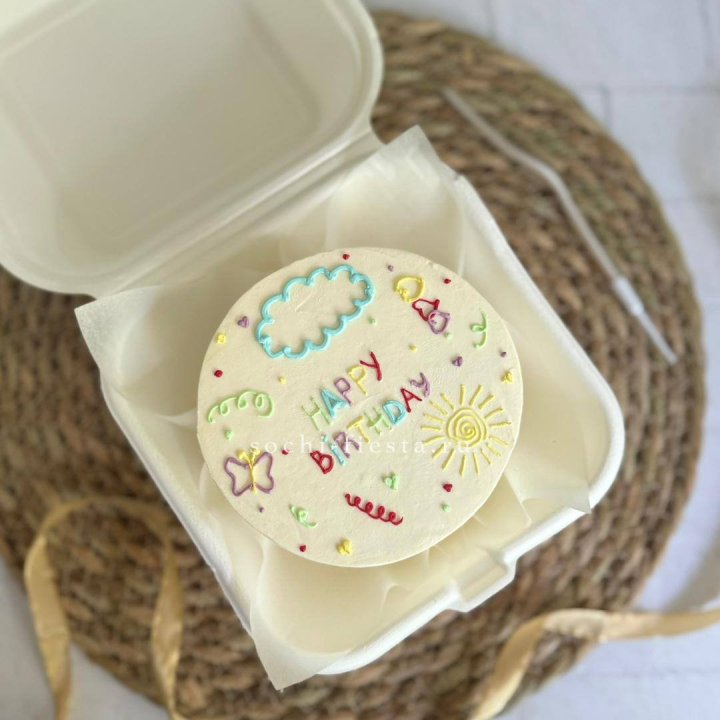 Бенто-торт "С днем рождения!"  в Сургуте