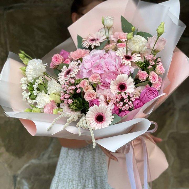 Авторский букет Пич в Сургуте
