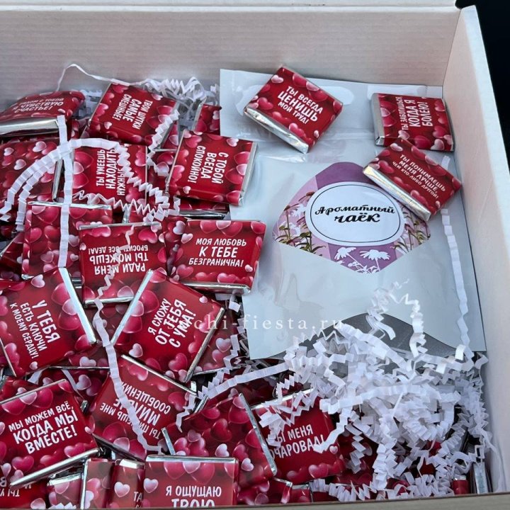 Набор Шоколад и Чай "101 причина любви" в Сургуте