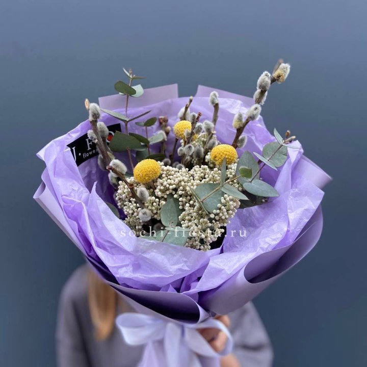 Букет с Вербой №1 в Сургуте