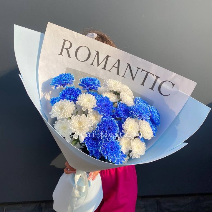 Букет кустовых хризантем  в Сургуте