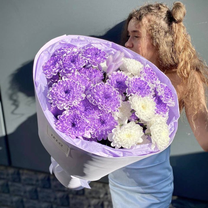  Букет хризантем "Сирена" в Сургуте