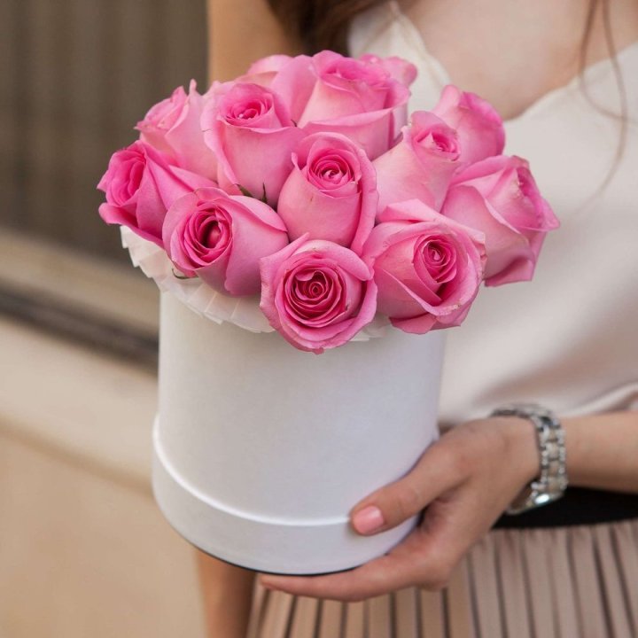 15 роз в боксе Кэтрин в Сургуте