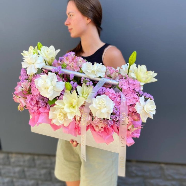 Большой бокс розовый в Сургуте