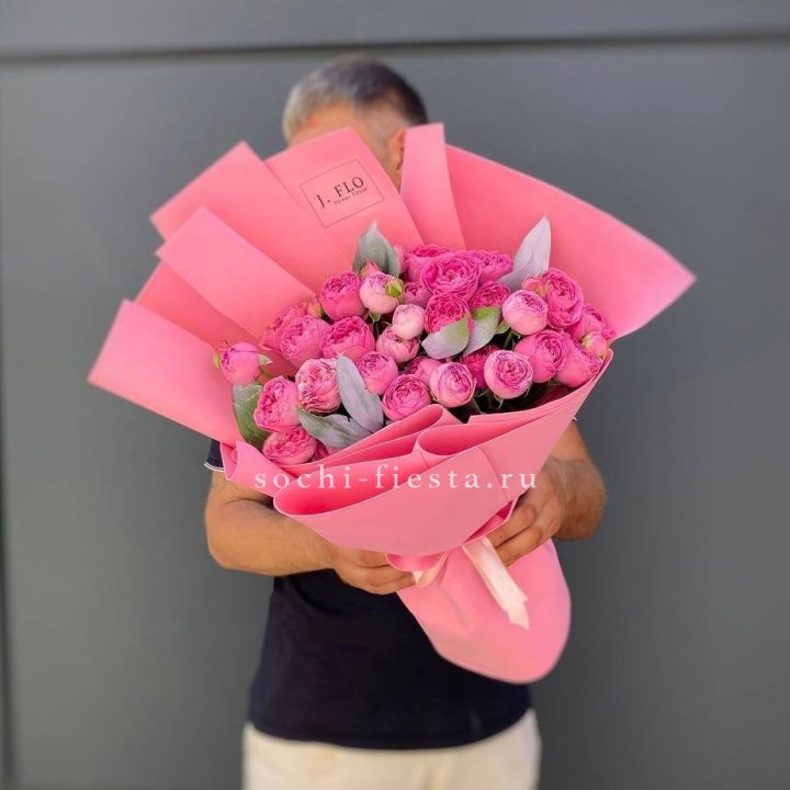 Пионовидные розы баблс №2 в Сургуте
