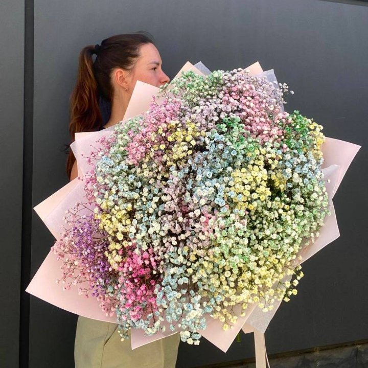 Пышный букет из гипсофил  в Сургуте