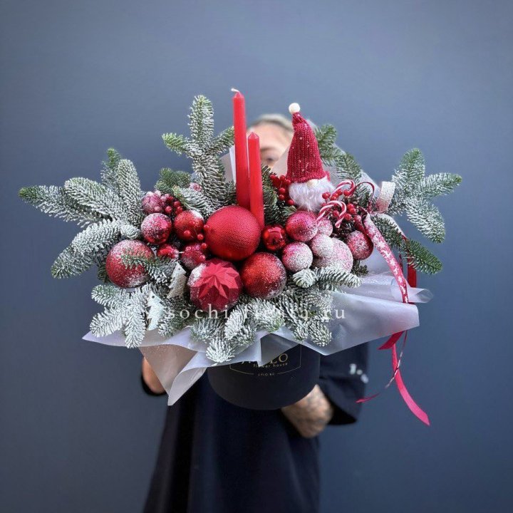 Композиция "Мери крисмас ред" в Сургуте