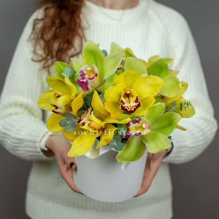 Бокс с орхидей №1 в Сургуте