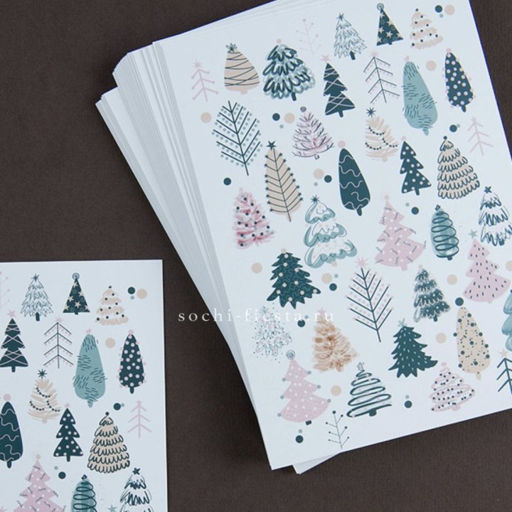 Открытка к букету "Елки" в Сургуте