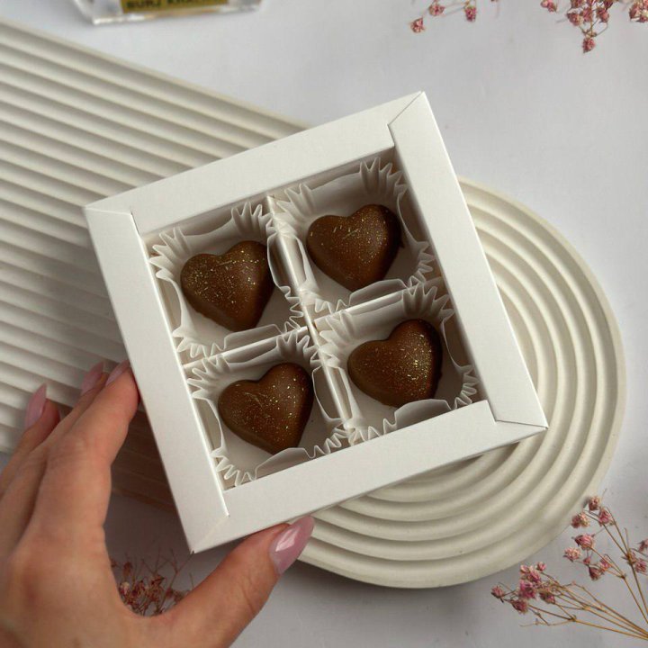 Бельгийский шоколад сердца в Сургуте