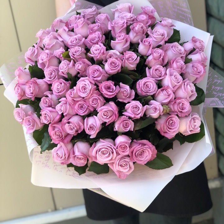 71 розовая роза "Маритим" в Сургуте