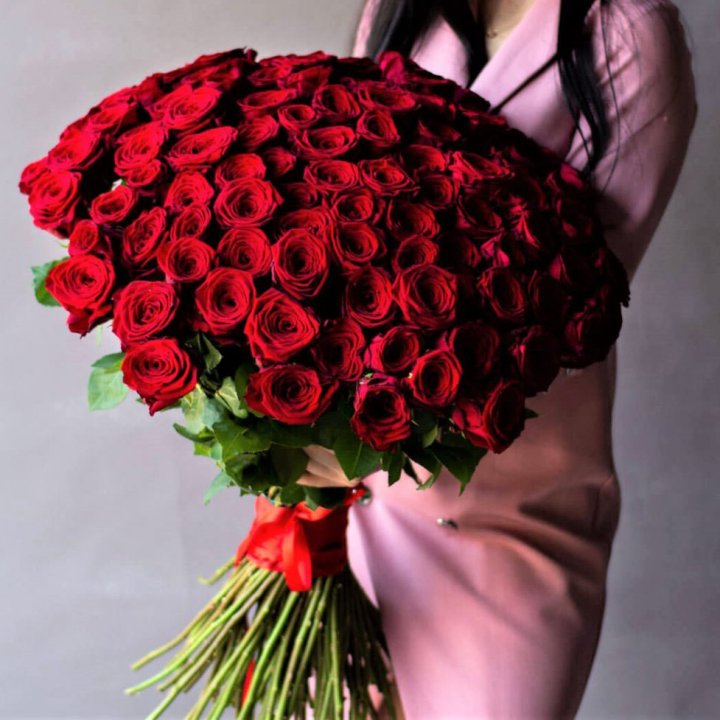 101 высокая роза в Сургуте