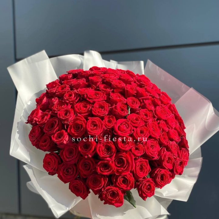 101 высокая роза в Сургуте