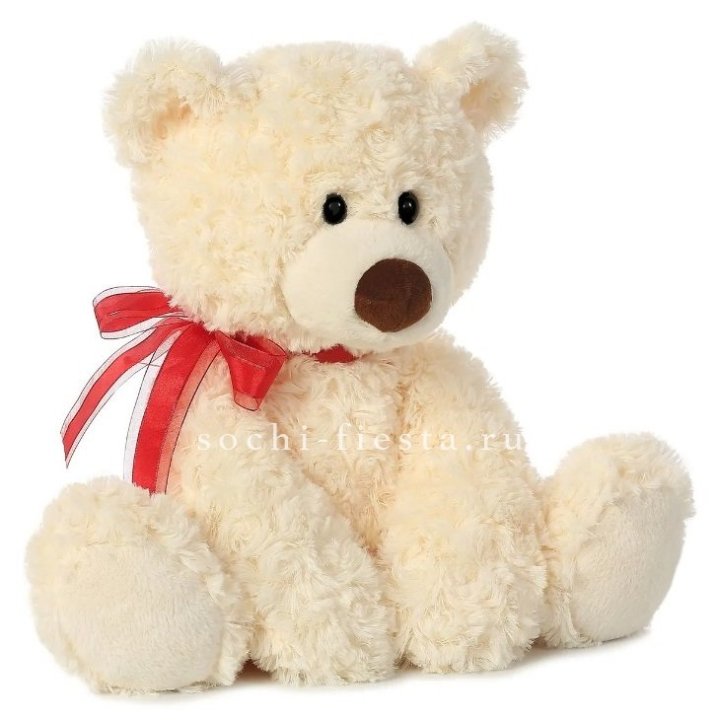 Белый плюшевый мишка  в Сургуте
