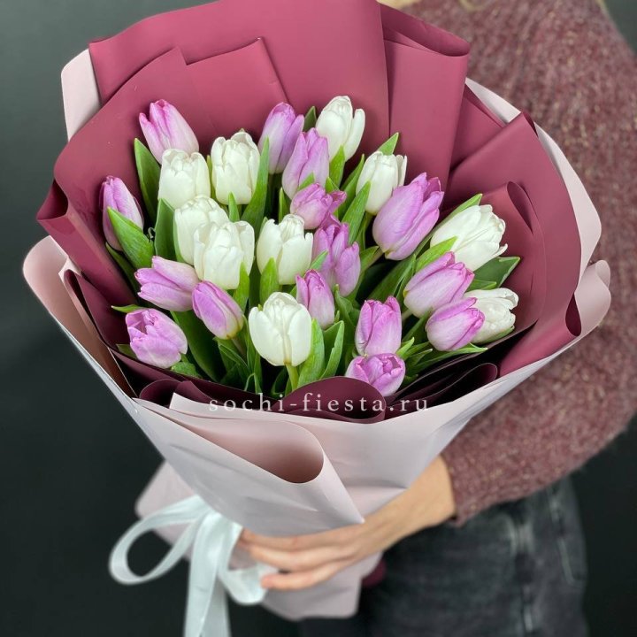 25 тюльпанов микс в Сургуте