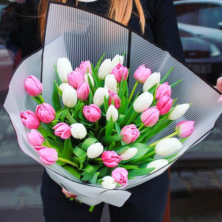 29 тюльпанов микс в Сургуте