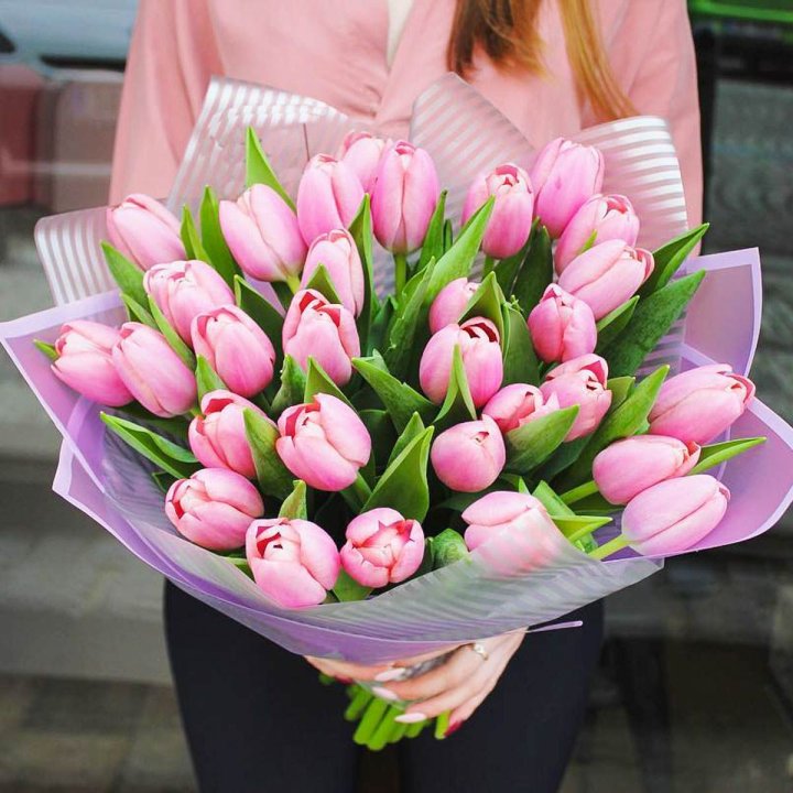 25 тюльпанов "Айс крем" в Сургуте