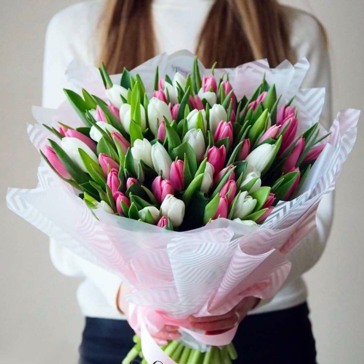Букет тюльпанов "Лолита" в Сургуте
