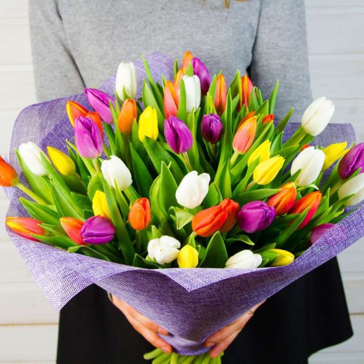 51 тюльпан "Рандом" №2 в Сургуте